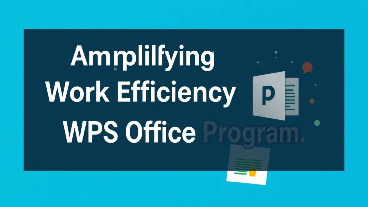 Amplifying Work Efficiency with WPS Office Programs