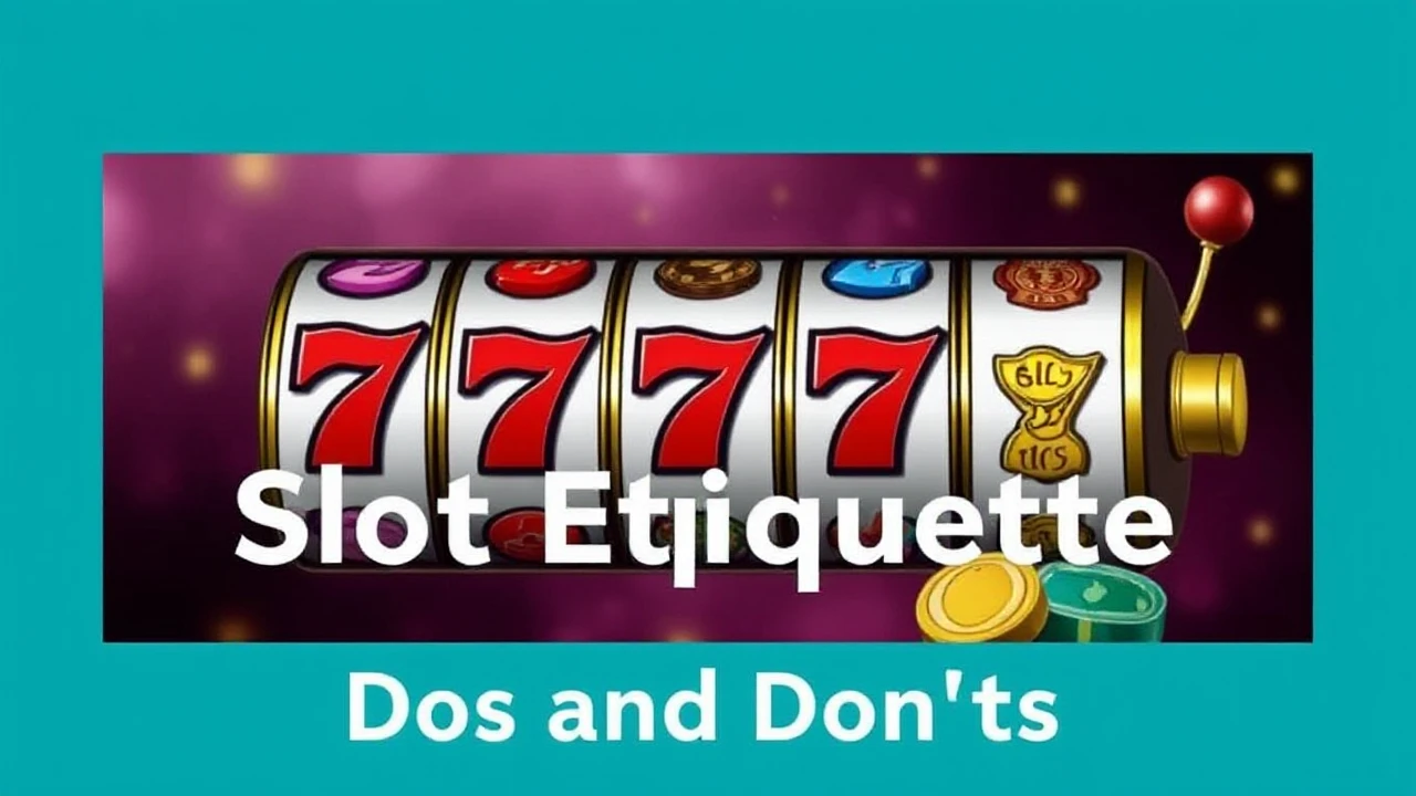 The Definitive Guide to Internet-Based Gambling Slot Etiquette: Dos and Don'ts