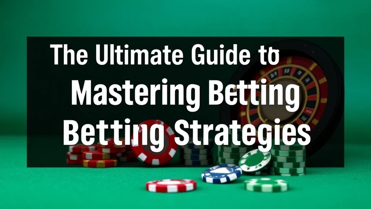 The Ultimate Guide to Mastering Casino Betting Strategies
