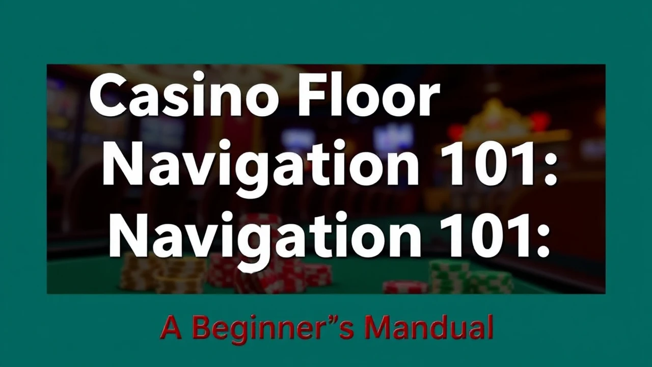 Casino Floor Navigation 101: A Beginner's Manual