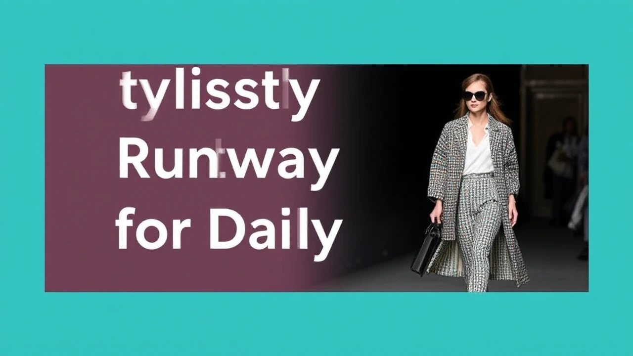 Stylishly Practical: Adapting Runway Looks for Daily Life