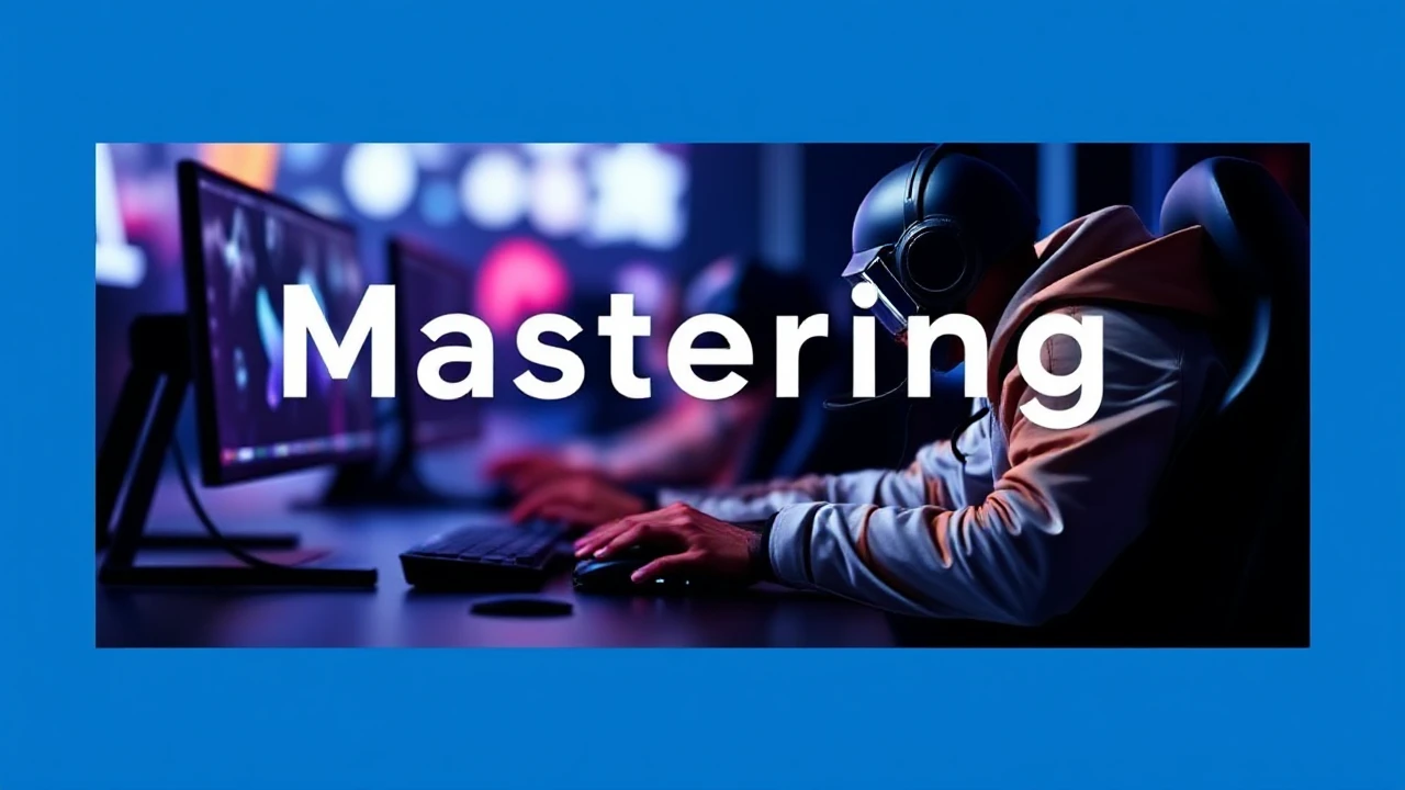 Mastering Esports: An Amateur's Guide to Conquering the Game