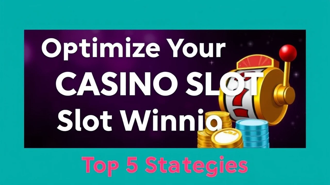 Optimize Your Casino Slot Winnings: Top 5 Strategies