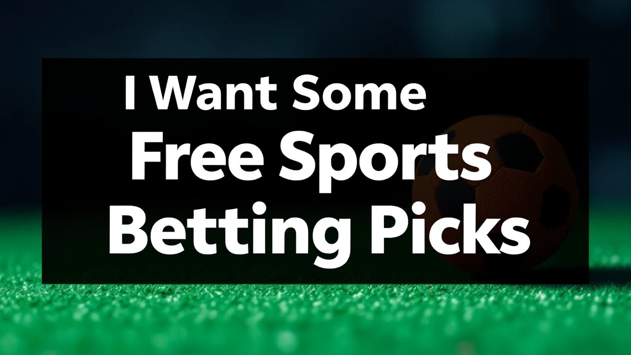 I Want Some Free Sports Betting Picks