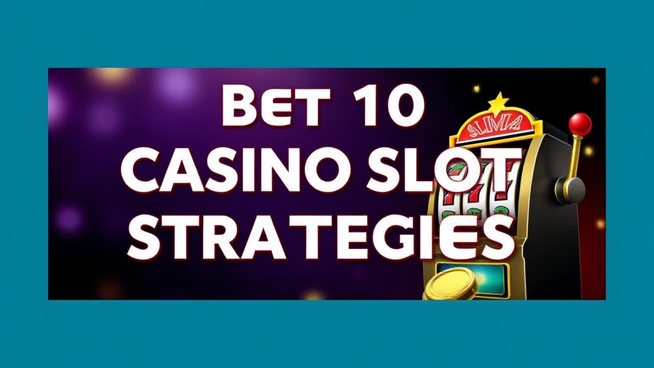 Best 10 Casino Slot Strategies for Achieving Success