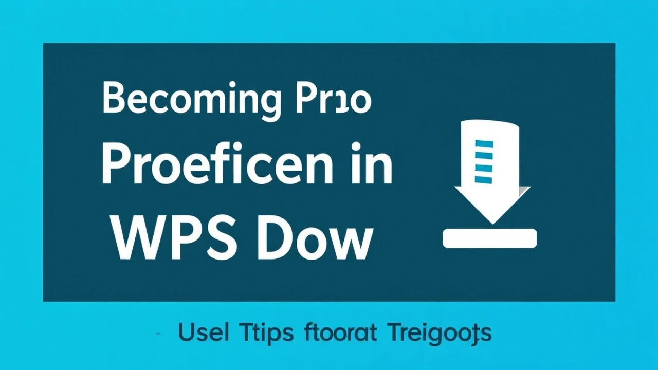 Becoming Proficient in WPS Download: Useful Tips and Tricks for Beginners
