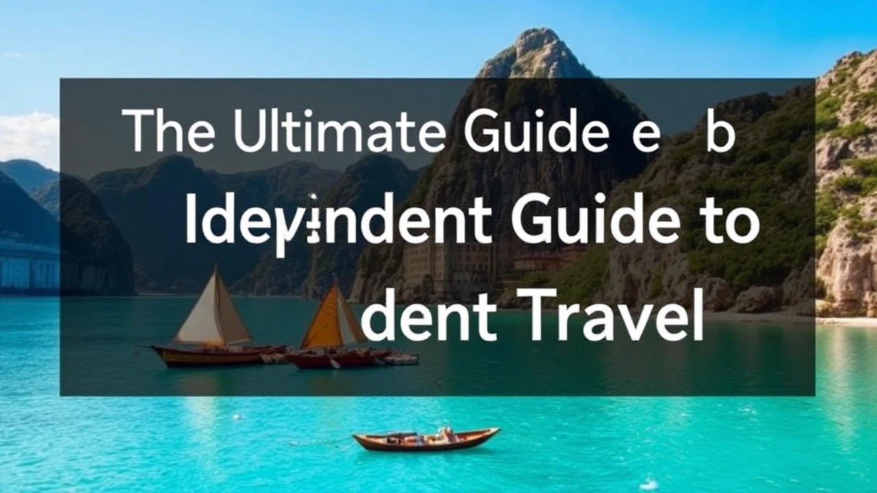 The Ultimate Guide to Independent Travel: Key Tips for Embarking on the World Solo