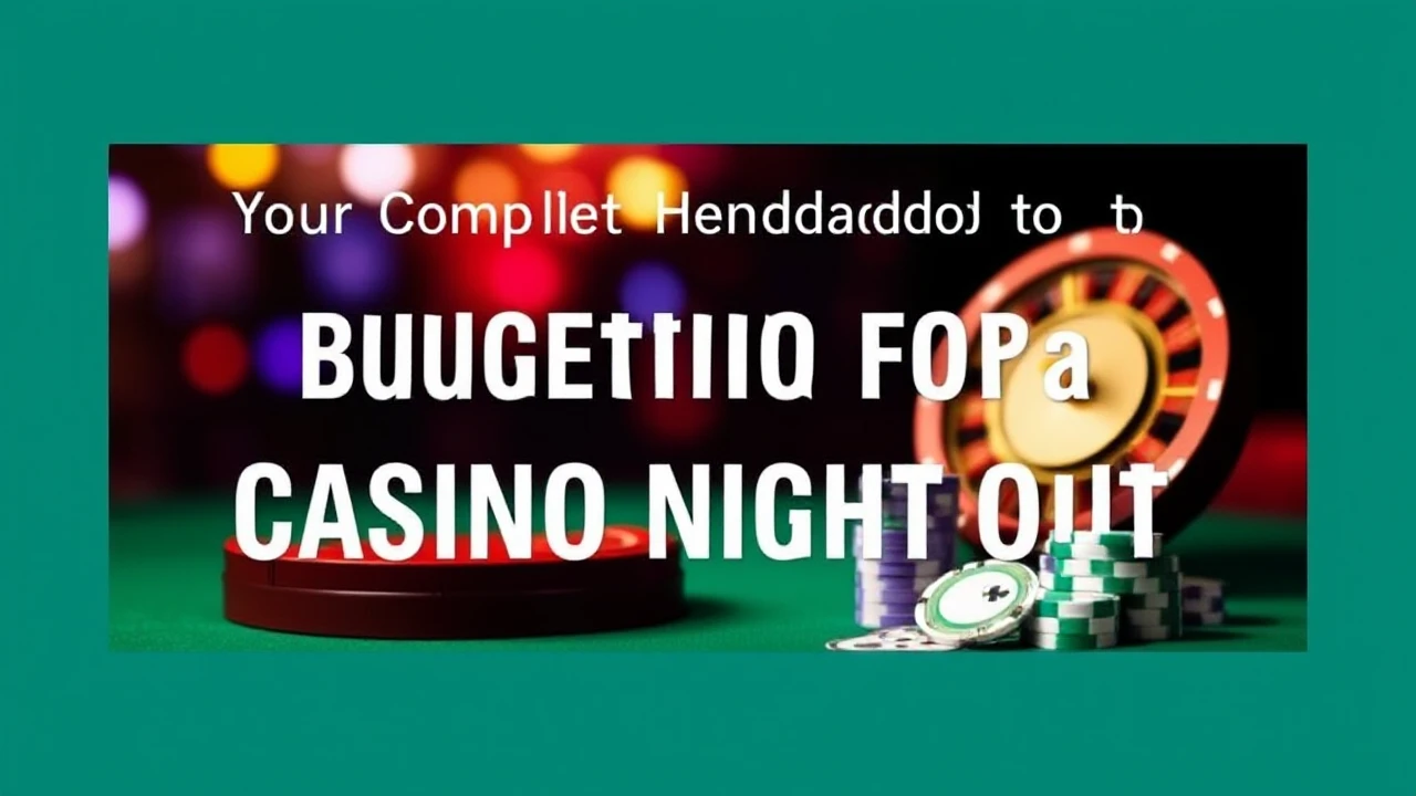 Your Complete Handbook to Budgeting for a Casino Night Out