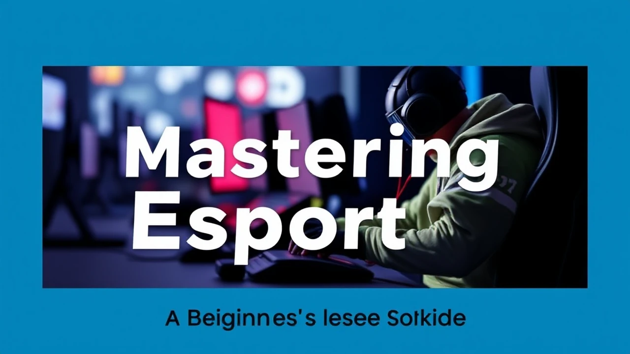 Mastering Esports: A Beginner's Guide to High-Level Gaming
