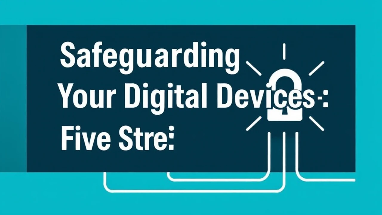 Safeguarding Your Digital Devices: Five Straightforward Tips