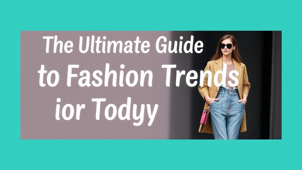 The Ultimate Guide to Fashion Trends for Today's Woman
