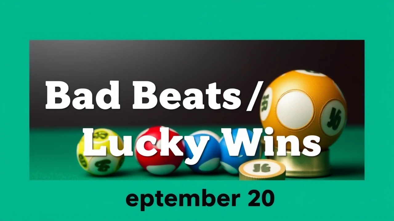 Bad Beats / Lucky Wins (September 20)