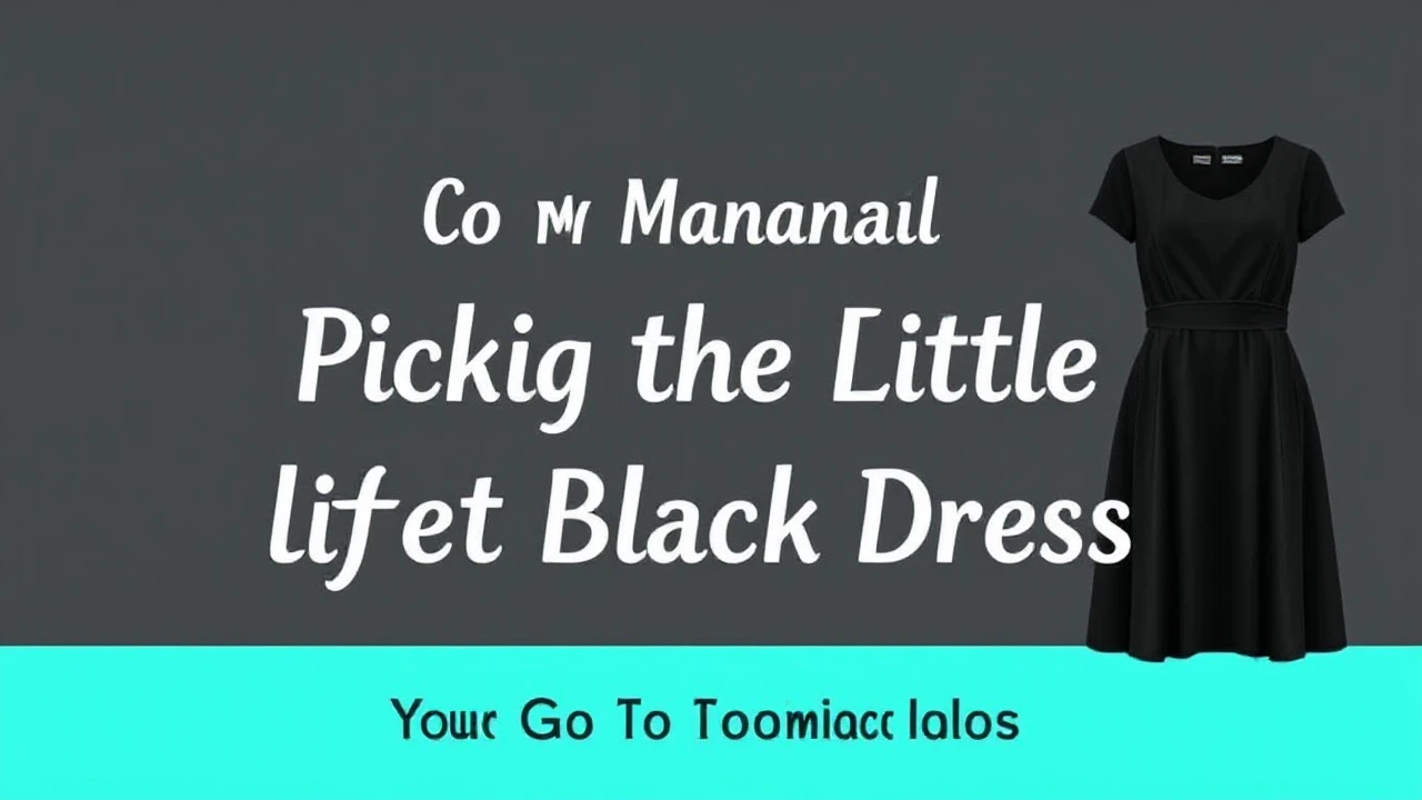 Your Go-To Manual of Picking the Perfect Little Black Dress