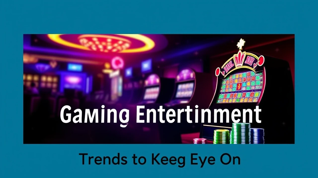 The Evolution of Gaming Entertainment: Trends to Keep an Eye On