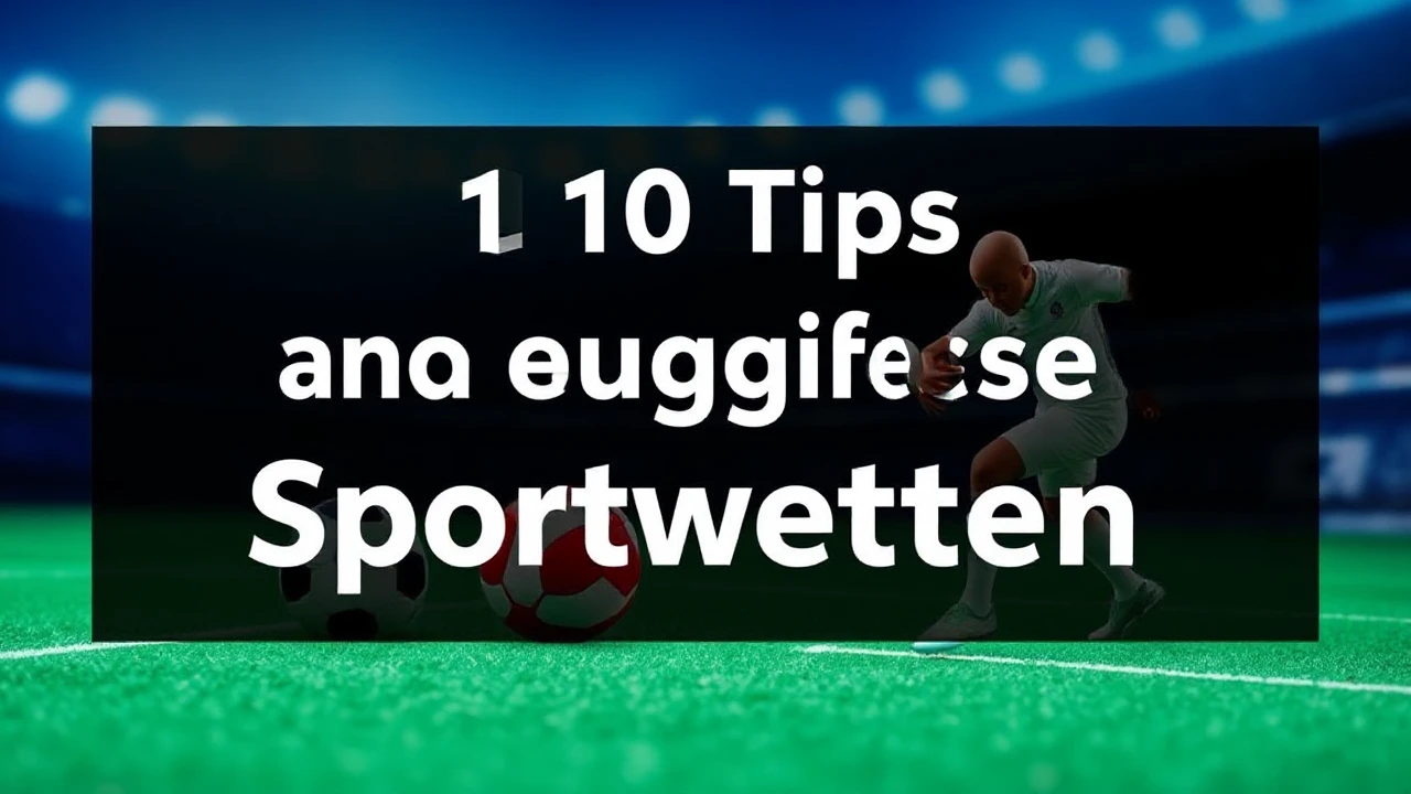 Die Top 10 Tipps für erfolgreiche Sportwetten