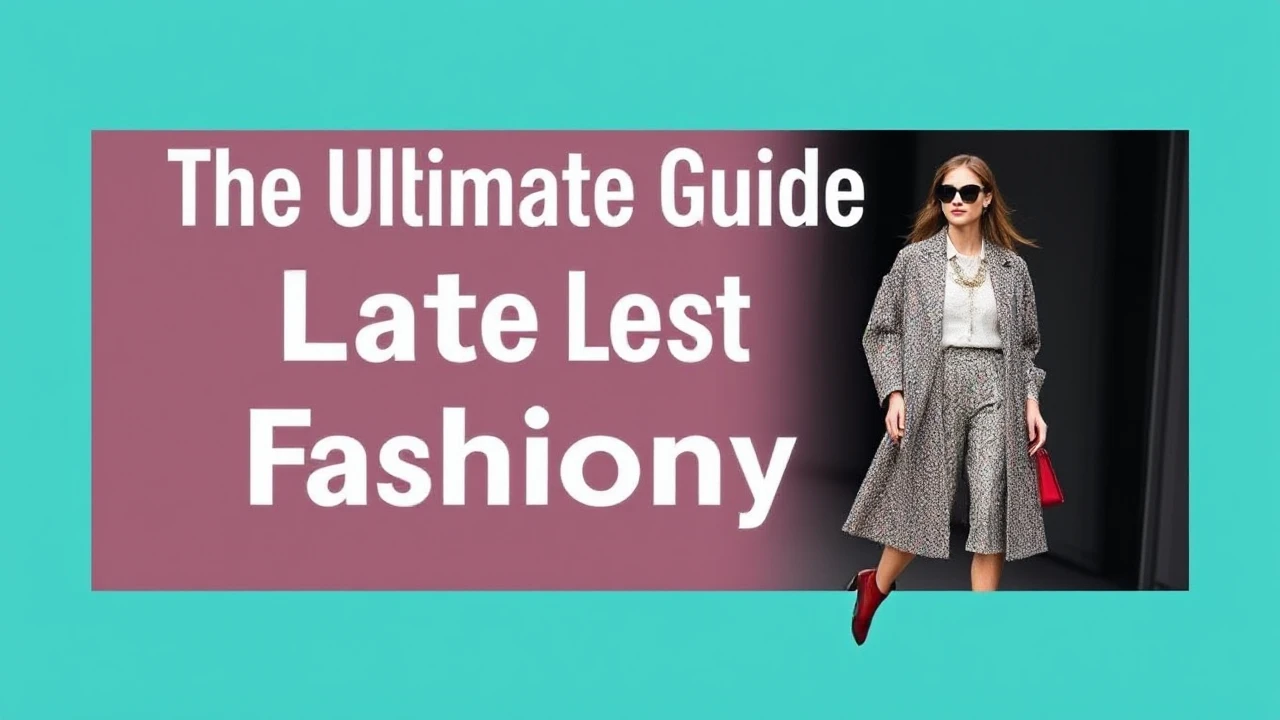 The Ultimate Guide to Latest Fashion for Contemporary Females