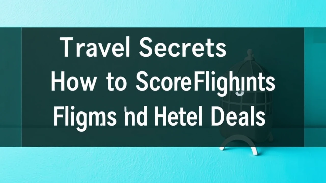 Travel Secrets: How to Score Cheap Flights and Hotel Deals