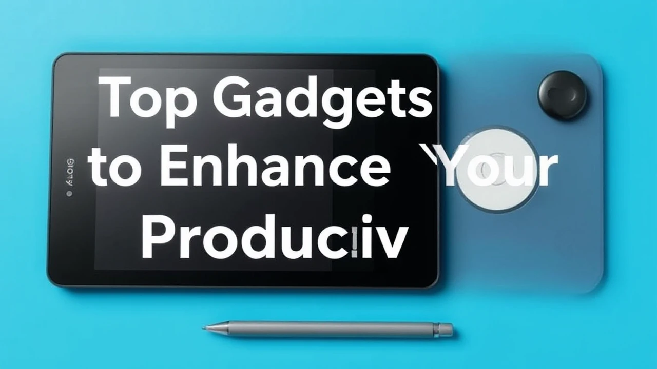 Top Gadgets to Enhance Your Productivity