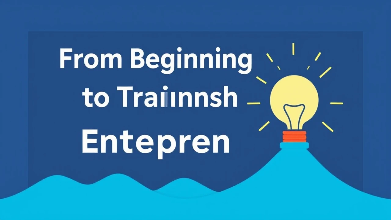 From Beginning to Triumph: Essential Advice for Entrepreneurs