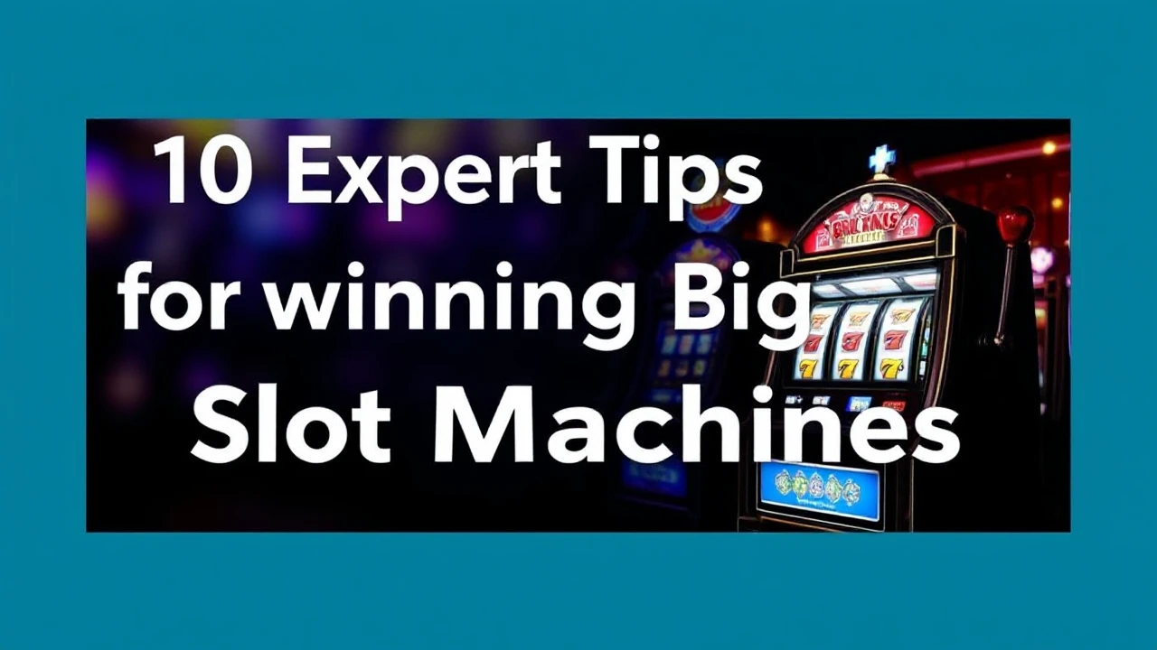 10 Expert Tips for Winning Big on Slot Machines