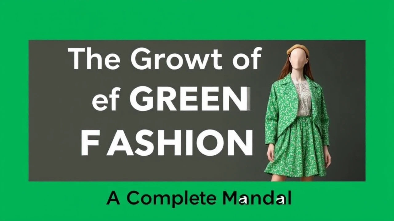 The Growth of Green Fashion: A Complete Manual