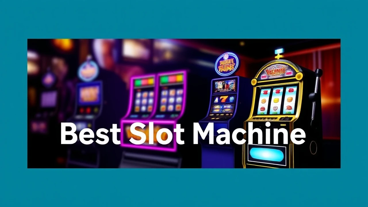 The Definitive Handbook for Choosing the Best Slot Machine