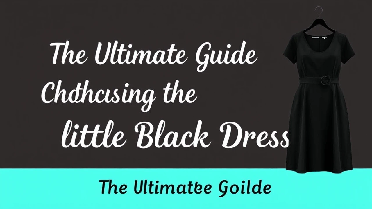 The Ultimate Guide of Choosing the Ultimate Little Black Dress