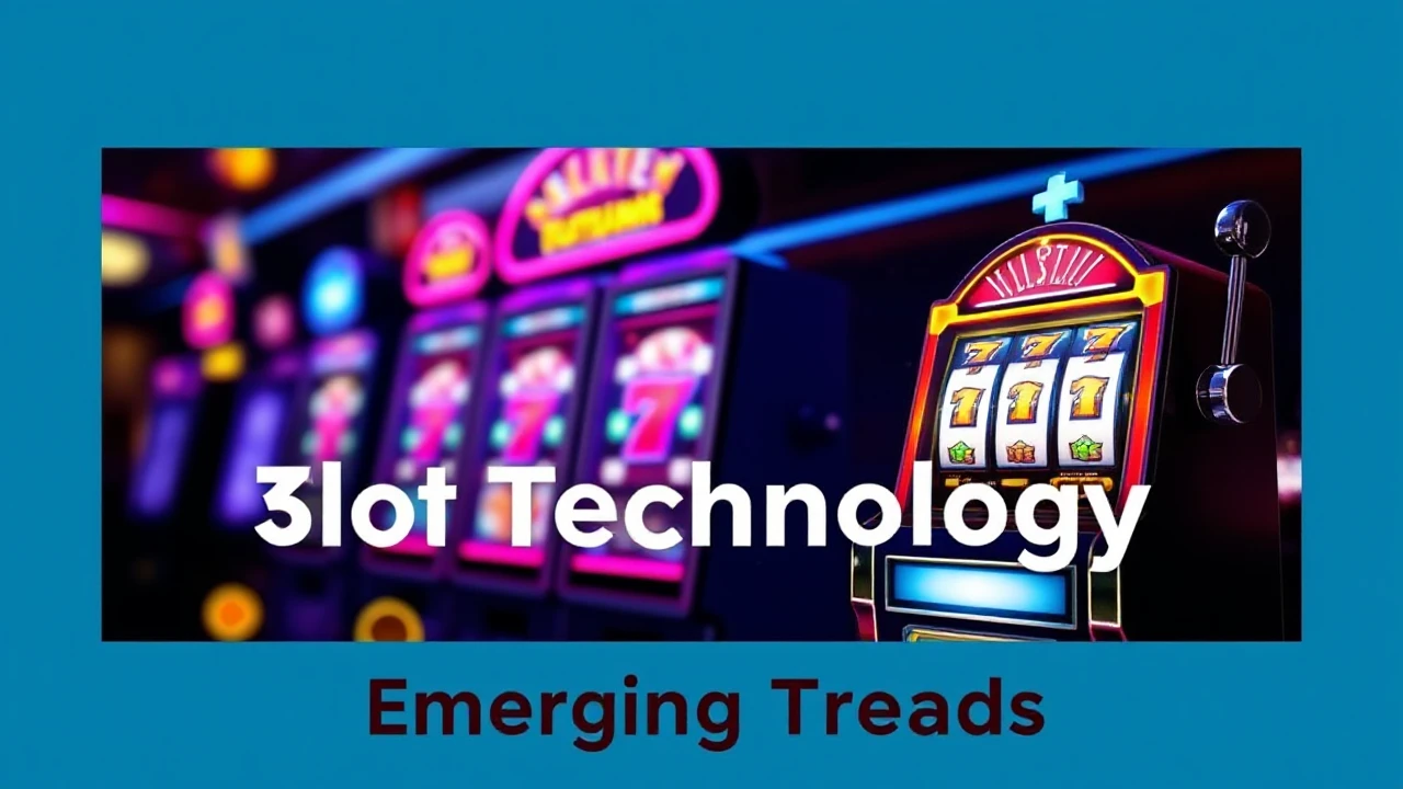 What Lies Ahead in Slot Technology: Emerging Trends