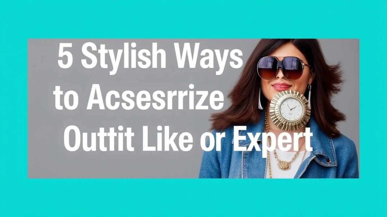 5 Stylish Ways to Accessorize Your Outfit Like an Expert