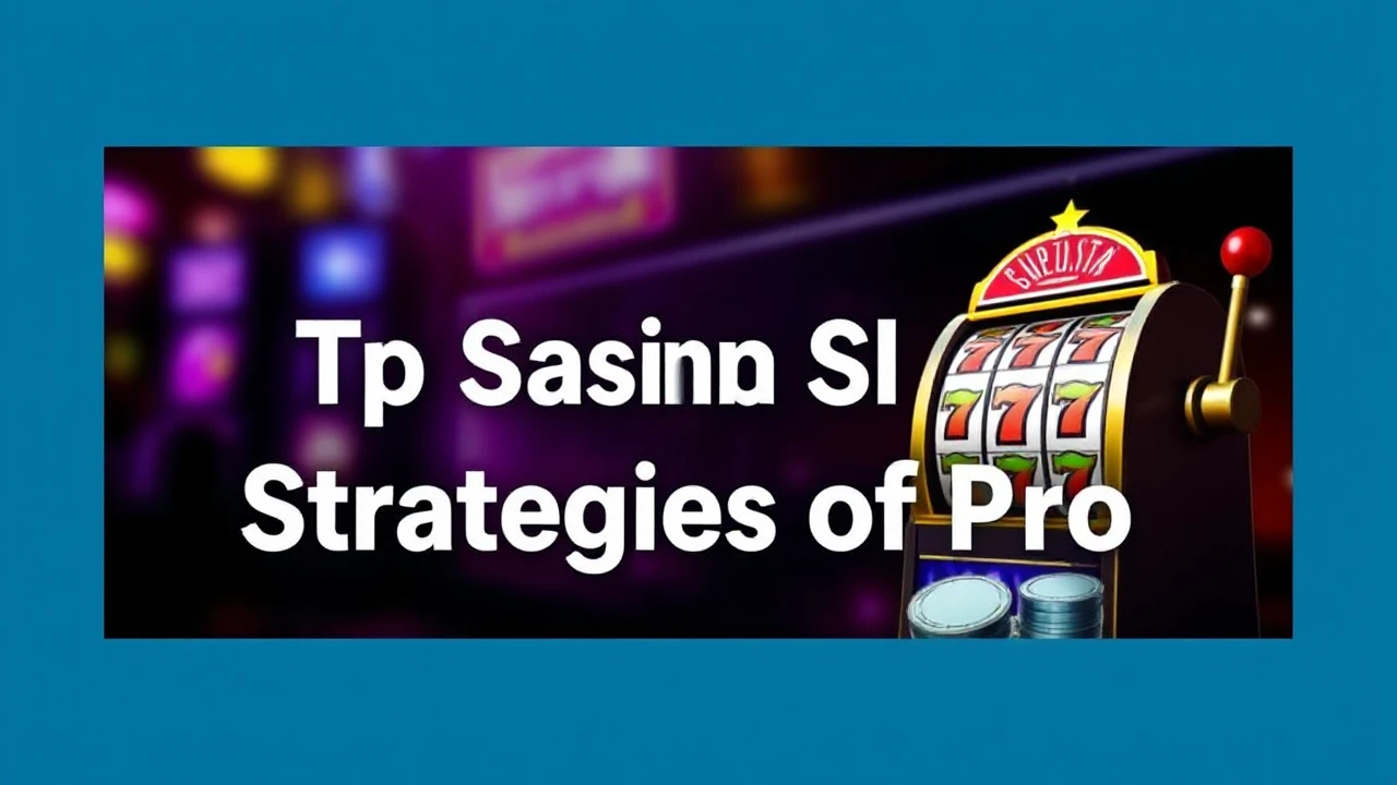 Exploring the Top Casino Slot Strategies of Pro Players