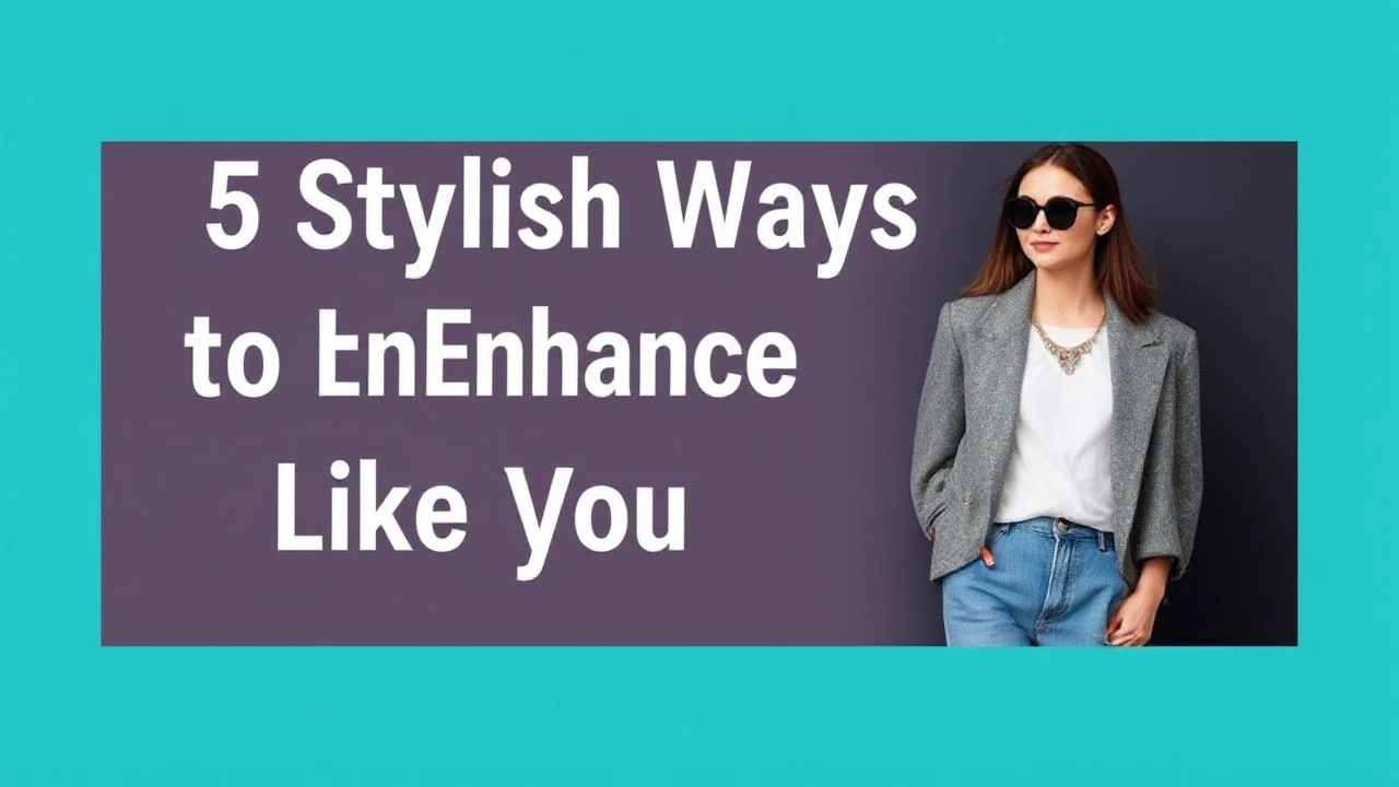 5 Stylish Ways to Enhance Your Outfit Like an Expert