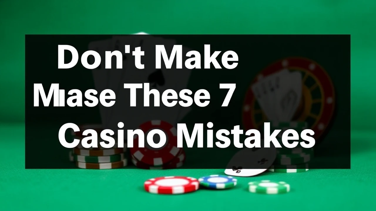 Don't Make These 7 Casino Mistakes - Tips for a Better Gambling Experience