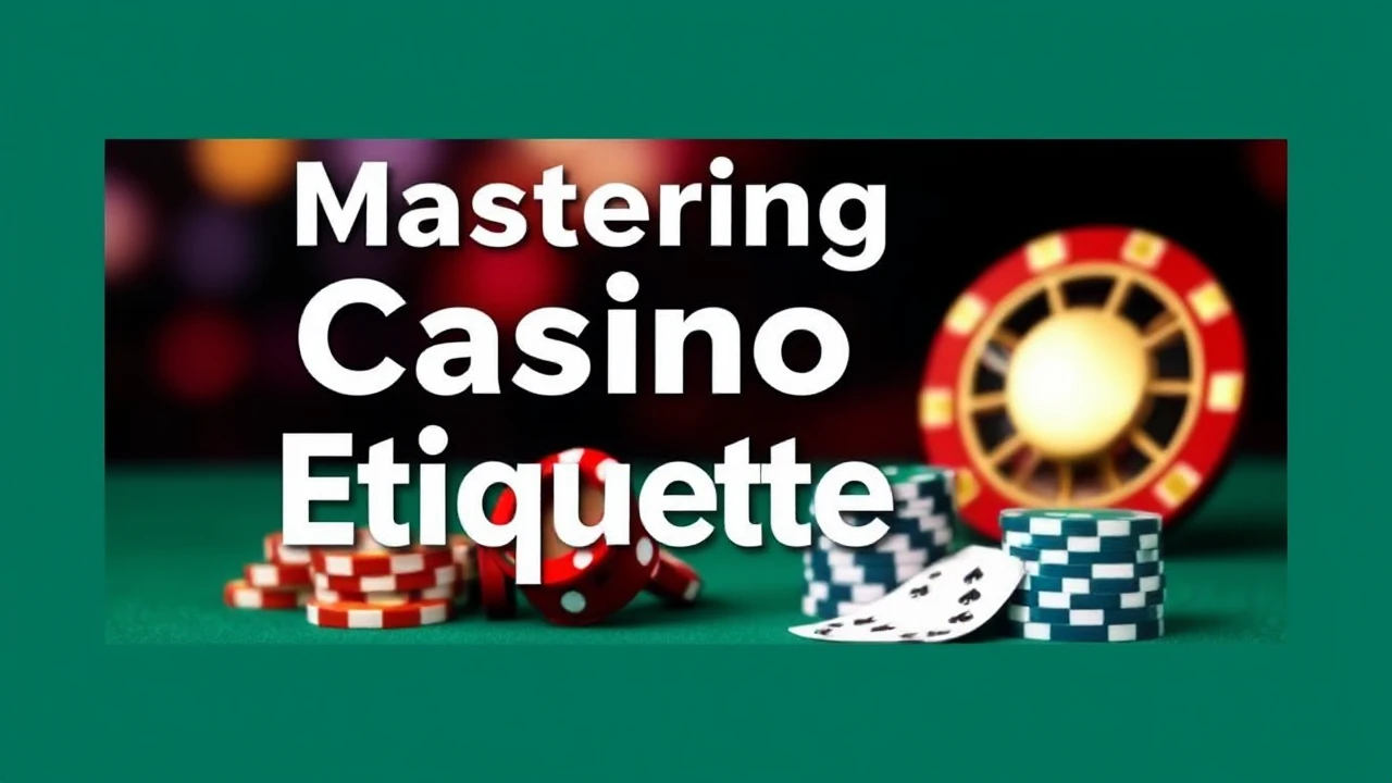 Mastering Casino Etiquette 101: Tips and Tricks for Newbies