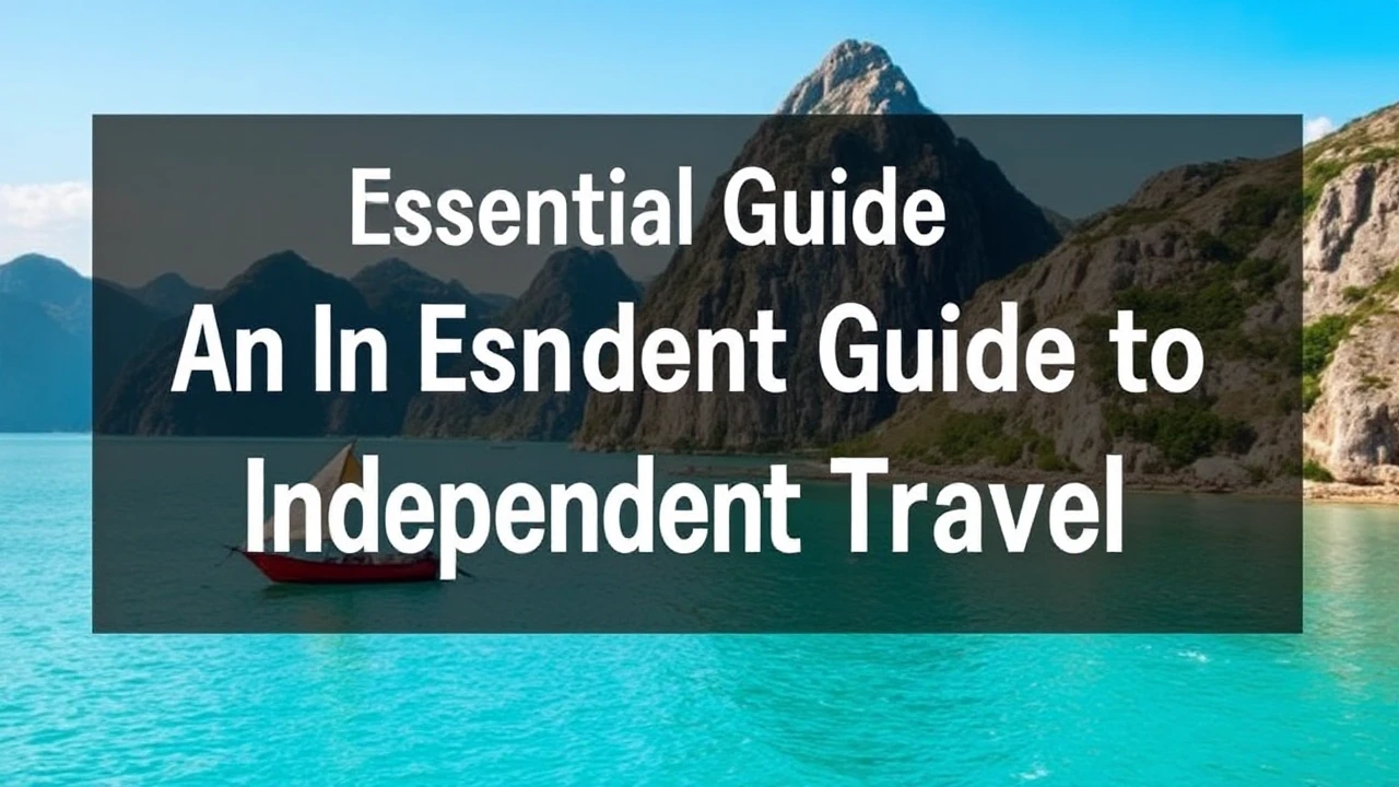 An Essential Guide to Independent Travel: Key Tips for Venturing into the World By Yourself