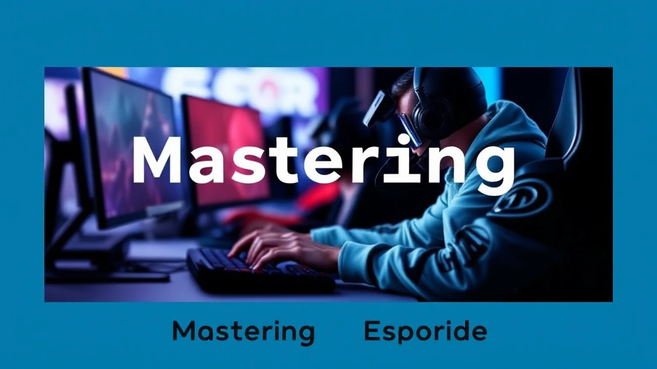 Mastering Esports: An Amateur's Guide to Competitive Gaming