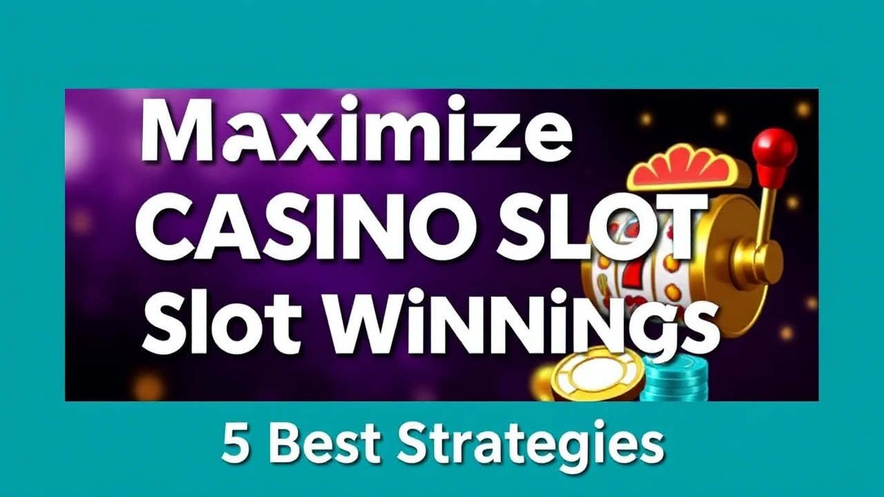 Maximize Your Casino Slot Winnings: 5 Best Strategies