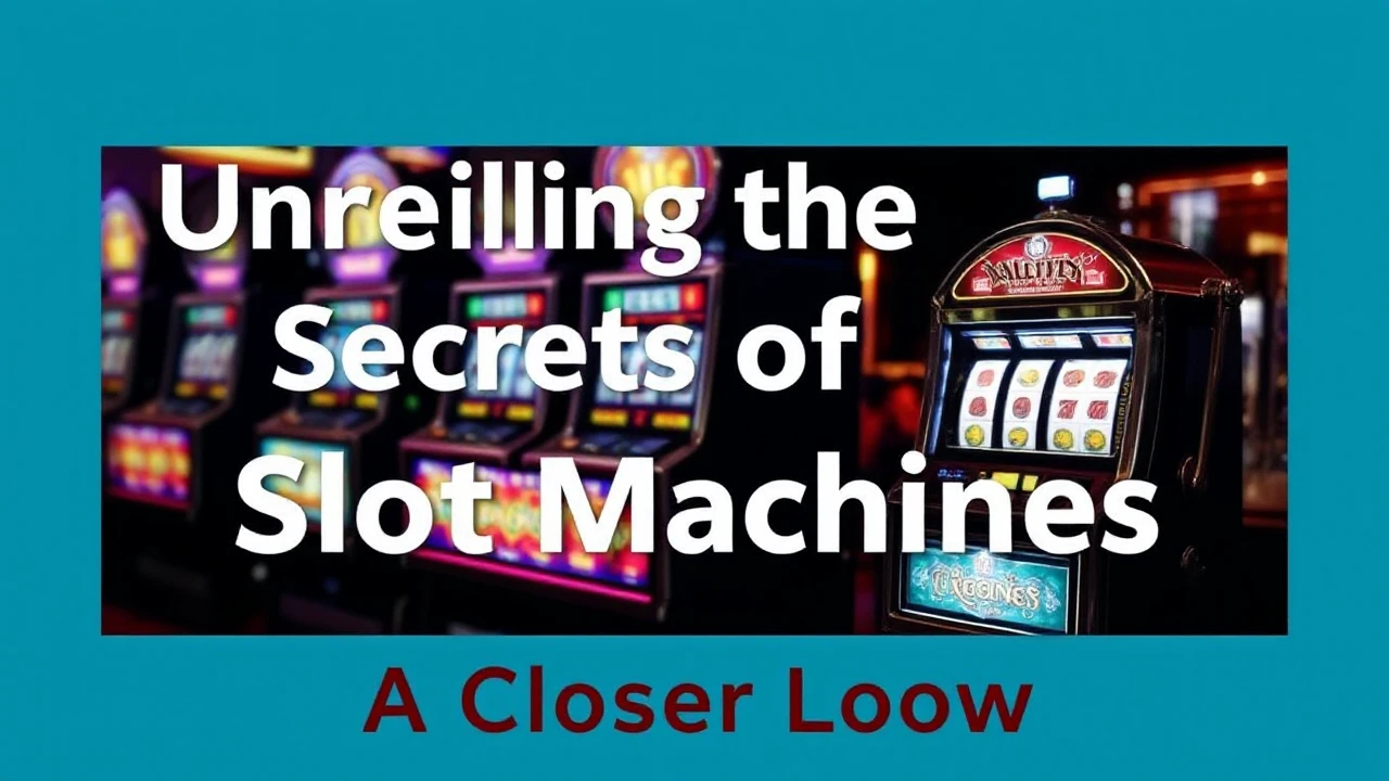 Unveiling the Secrets of Slot Machines: A Closer Look