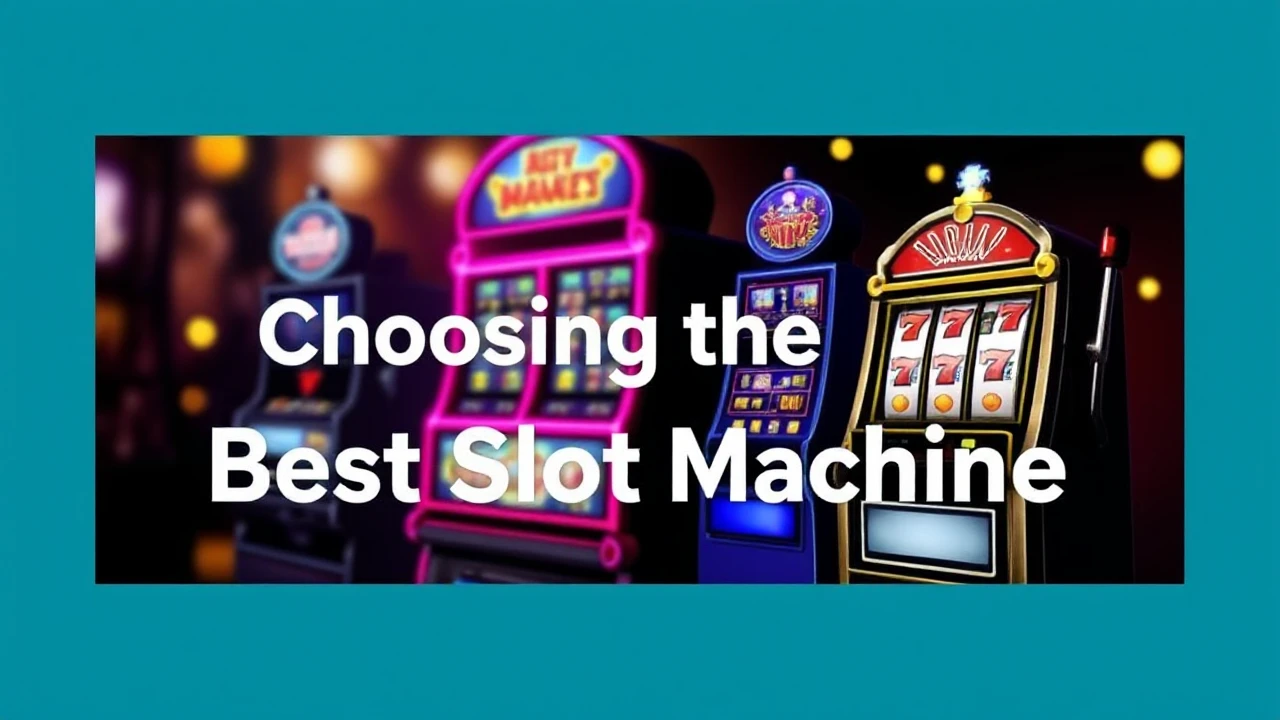 Your Go-To Manual for Choosing the Best Slot Machine