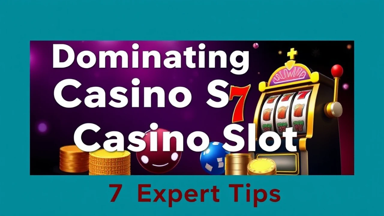 Dominating Casino Slots: 7 Expert Tips