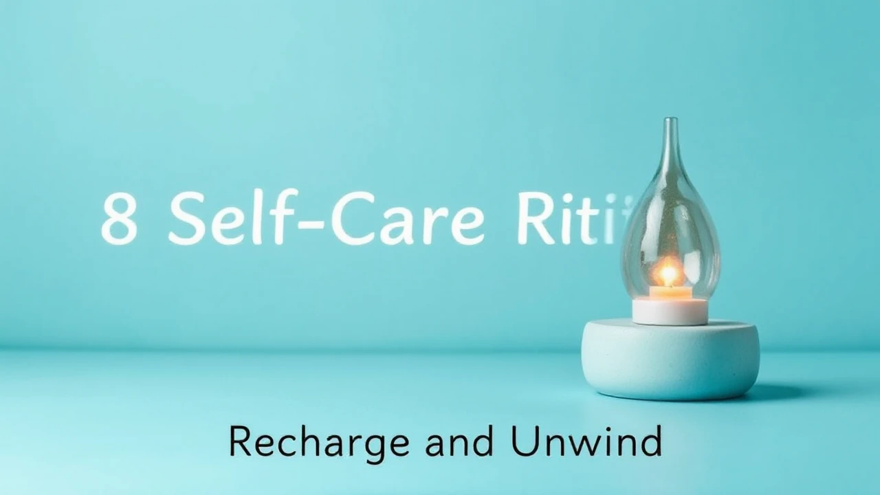 Recharge and Unwind: 8 Self-Care Rituals for a Better Lifestyle