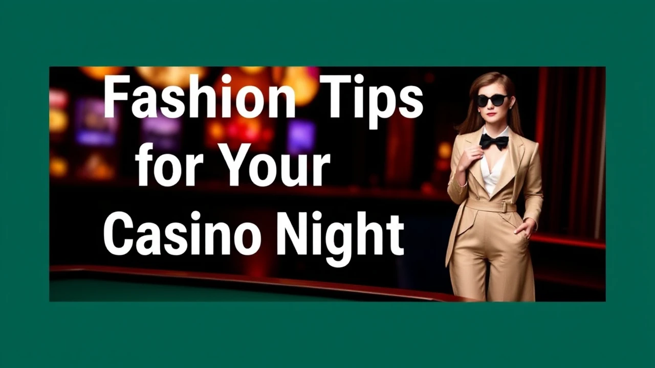 Fashion Tips for Your Casino Night Outfit