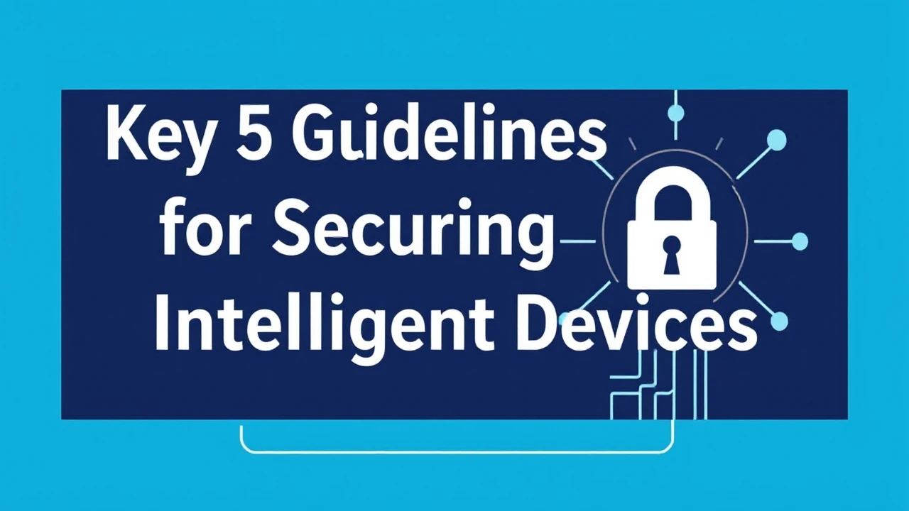 Key 5 Guidelines for Securing Your Intelligent Devices