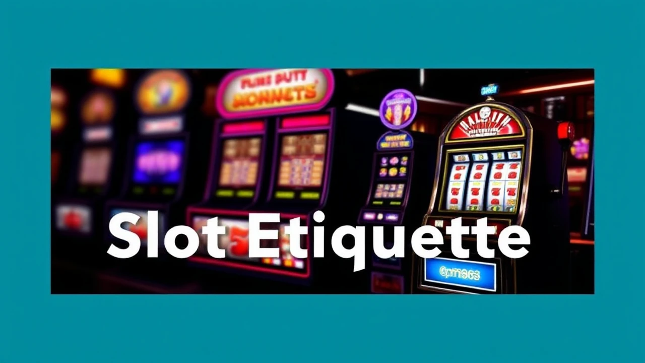 Navigating Slot Etiquette: Do's and Don'ts in the Casino