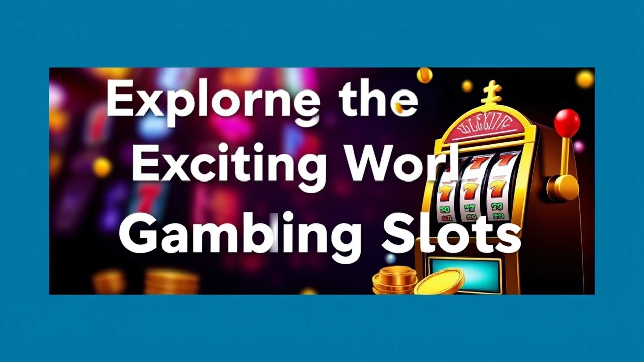Exploring the Exciting World of Gambling Slots: An In-Depth Guide