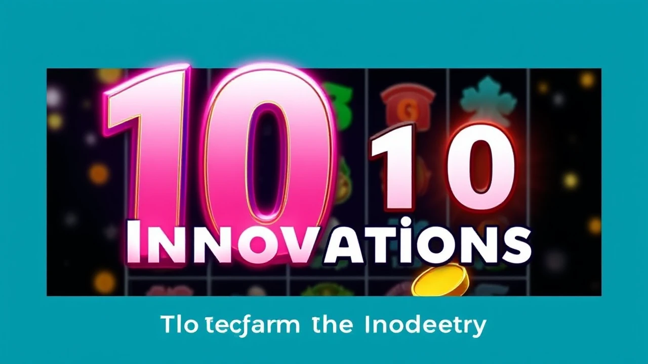 Transforming the Industry: The Top 10 Slot Game Innovations