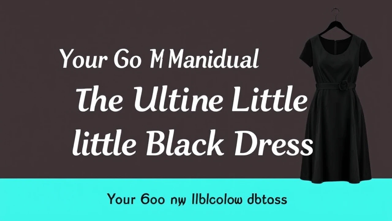 Your Go-To Manual of Selecting the Ultimate Little Black Dress