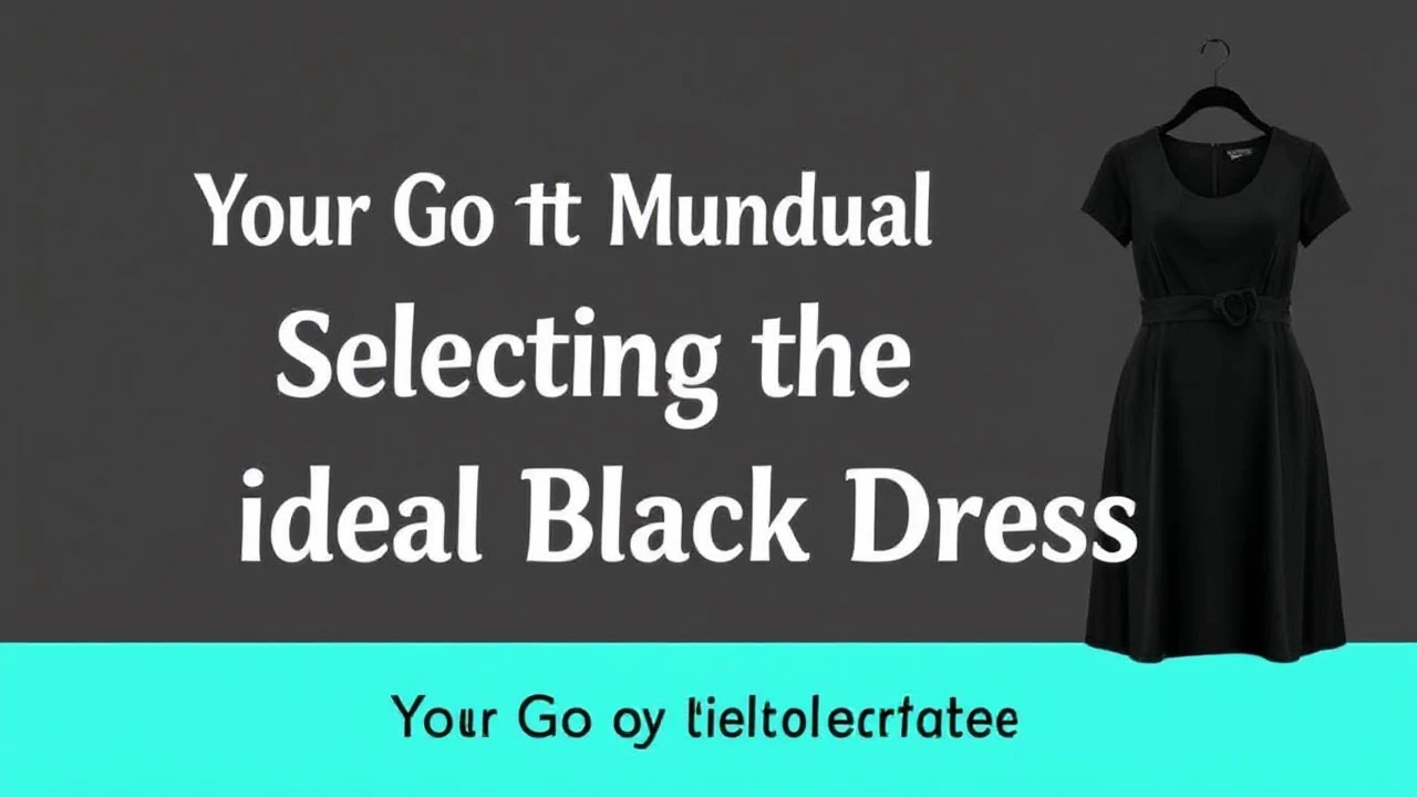 Your Go-To Manual of Selecting the Ideal Little Black Dress