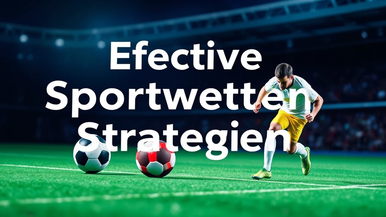 Effektive Sportwetten Strategien, die in der Tat funktionieren