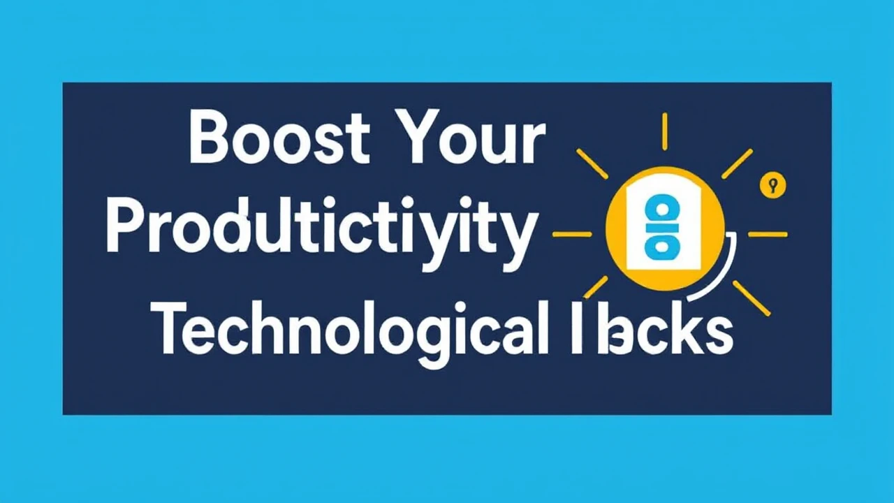 Boost Your Productivity with These 10 Technological Hacks
