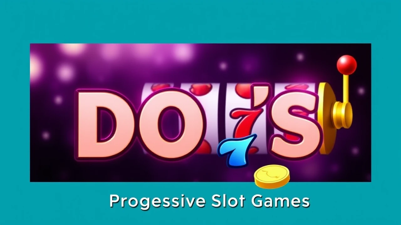Understanding the Dos and Don'ts of Engaging in Progressive Slot Games